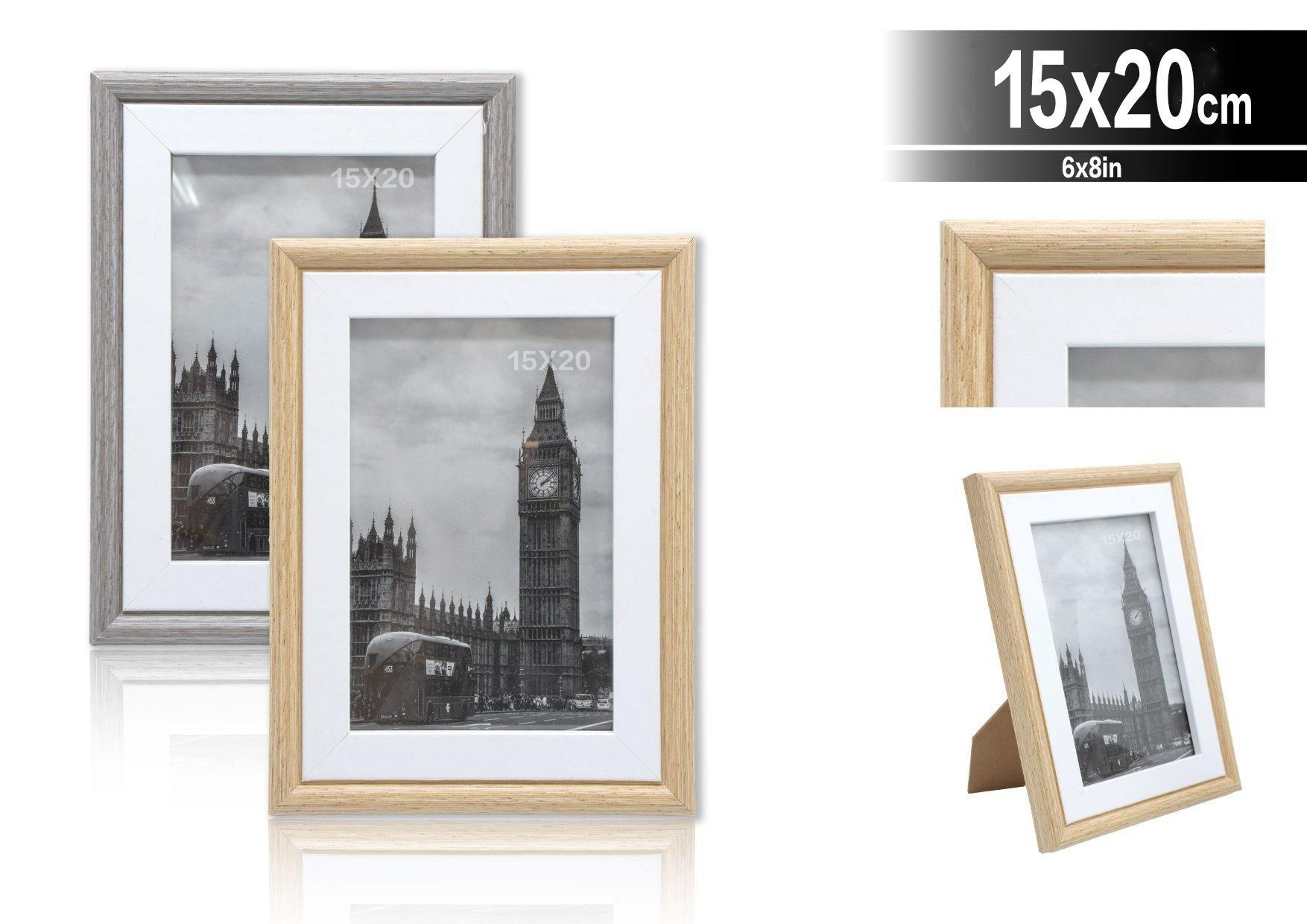 Marcos de fotos de MDF, 15 × 20 cm, modelo 195720