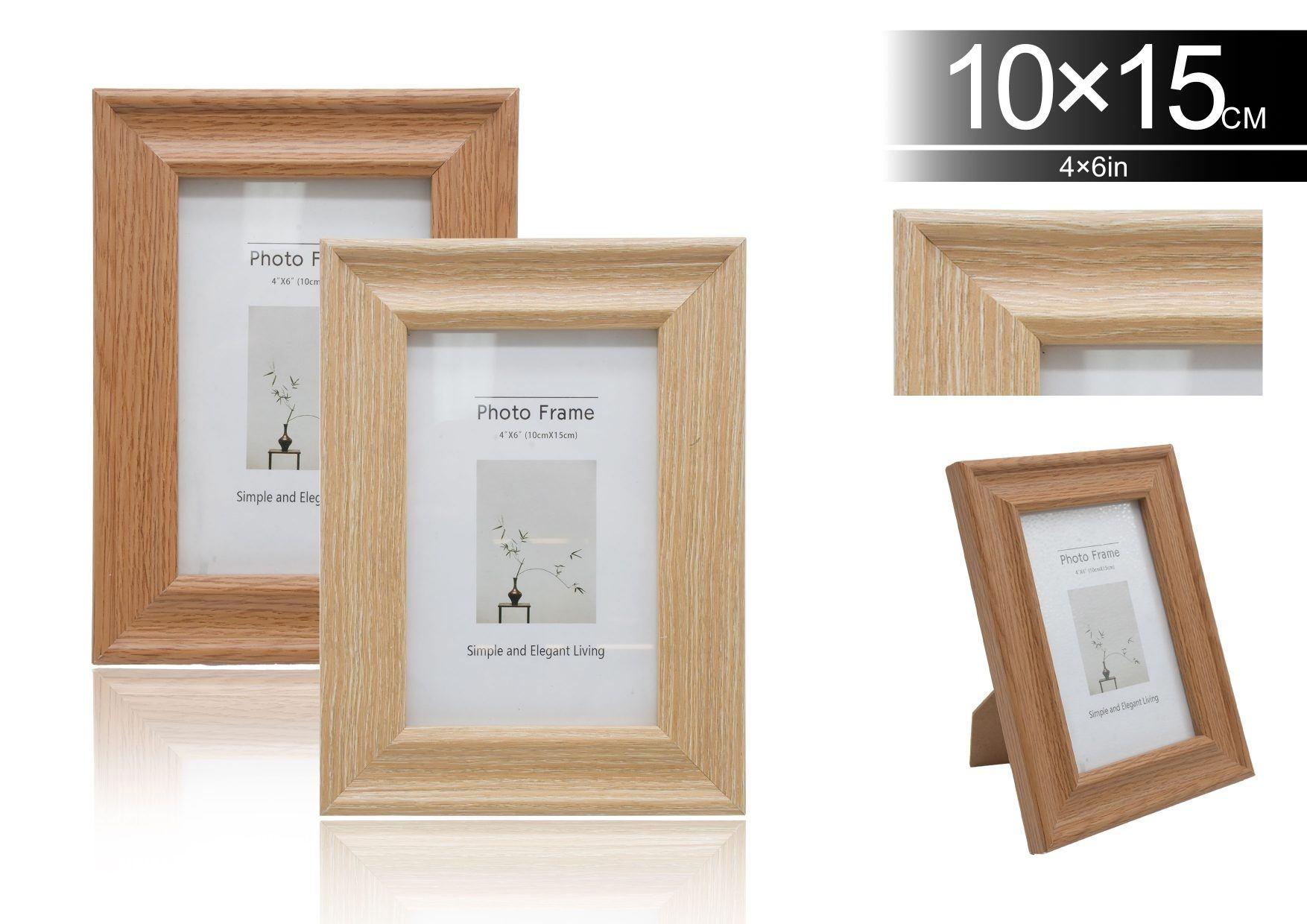 Marcos de fotos de MDF, 10 × 15 cm, modelo 195724