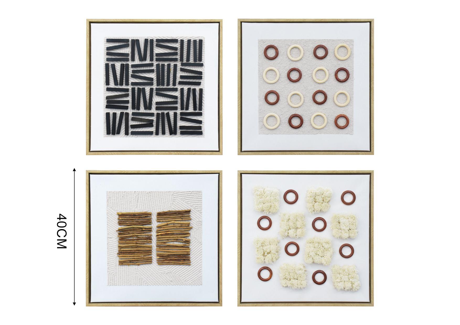 Cuadros decorativos, 40 × 40 cm, modelo 195799