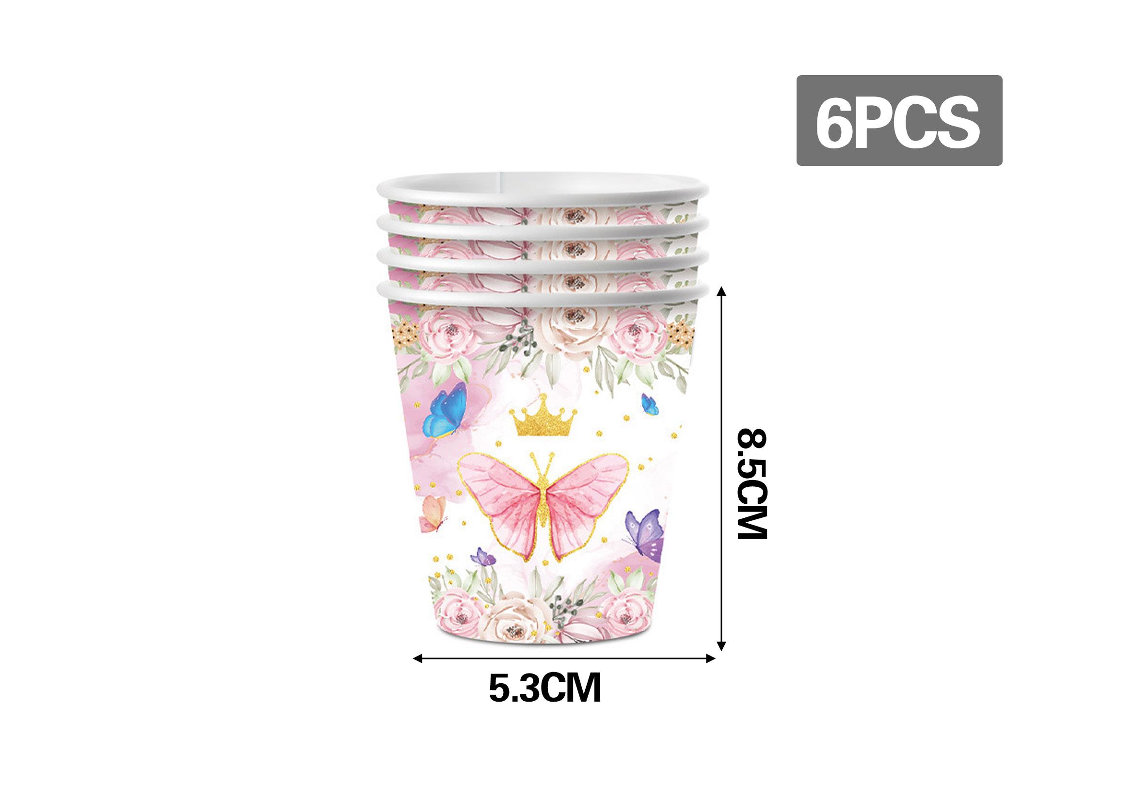 Colección de mariposas, 6 piezas