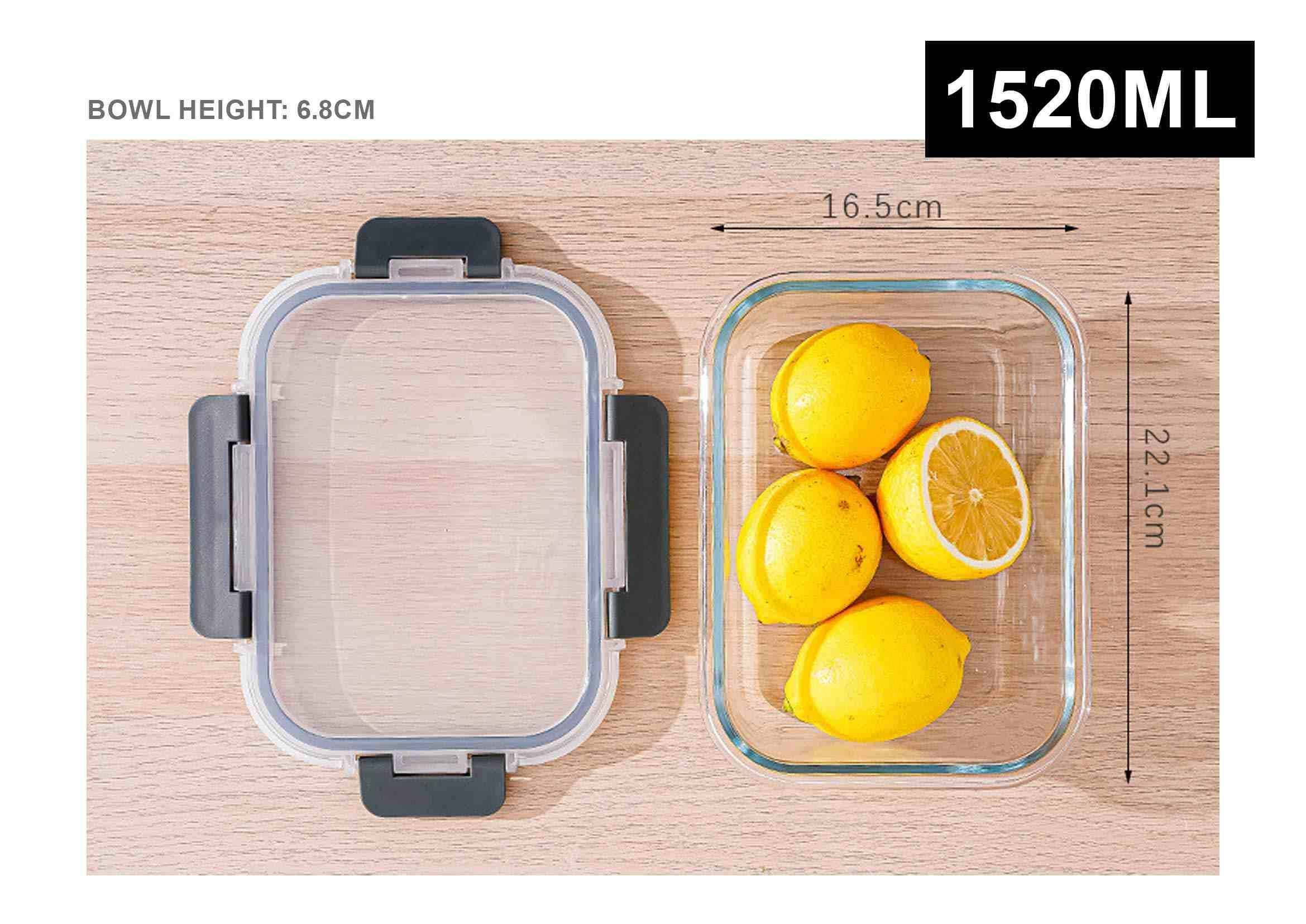 Recipiente para almacenar alimentos, 1520 ml