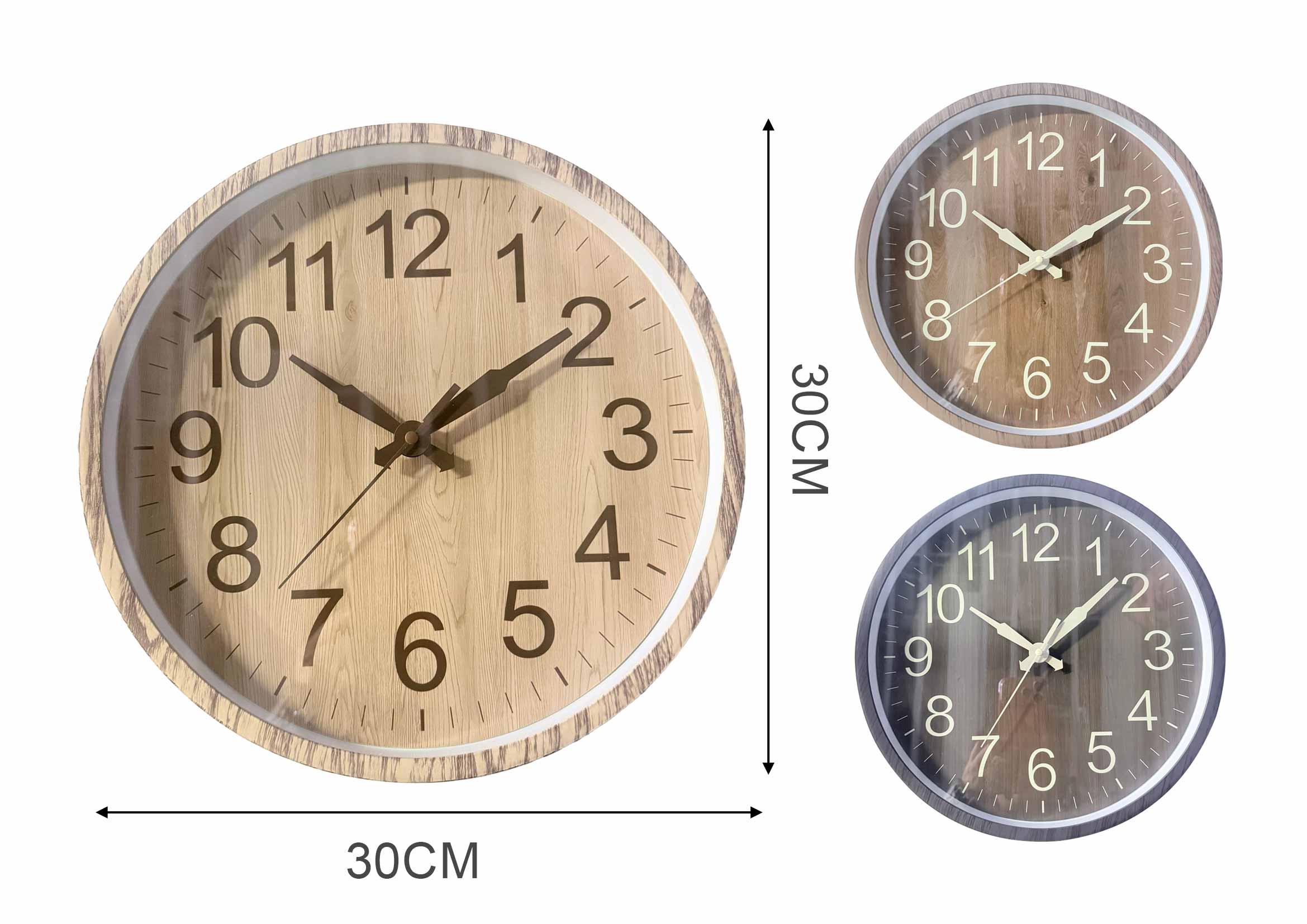 reloj de pared, 30 × 30 cm, modelo 196880