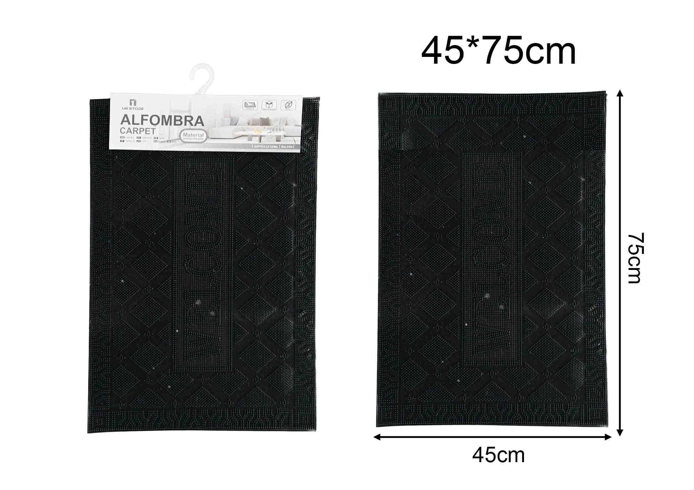Alfombra de piso, 45 × 75 cm, modelo 197802