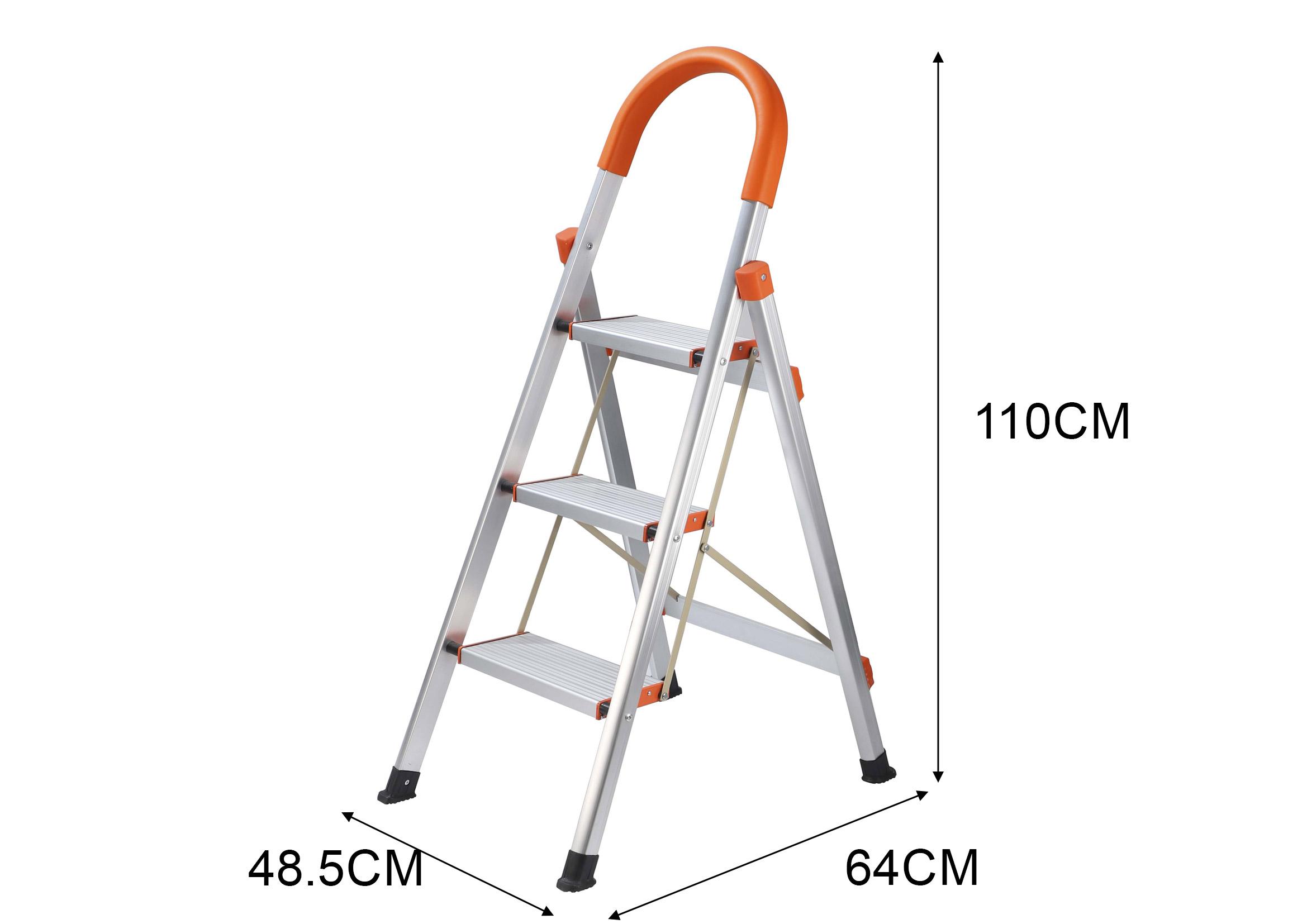 Escalera, 48,50 × 64 × 110 cm, color blanco