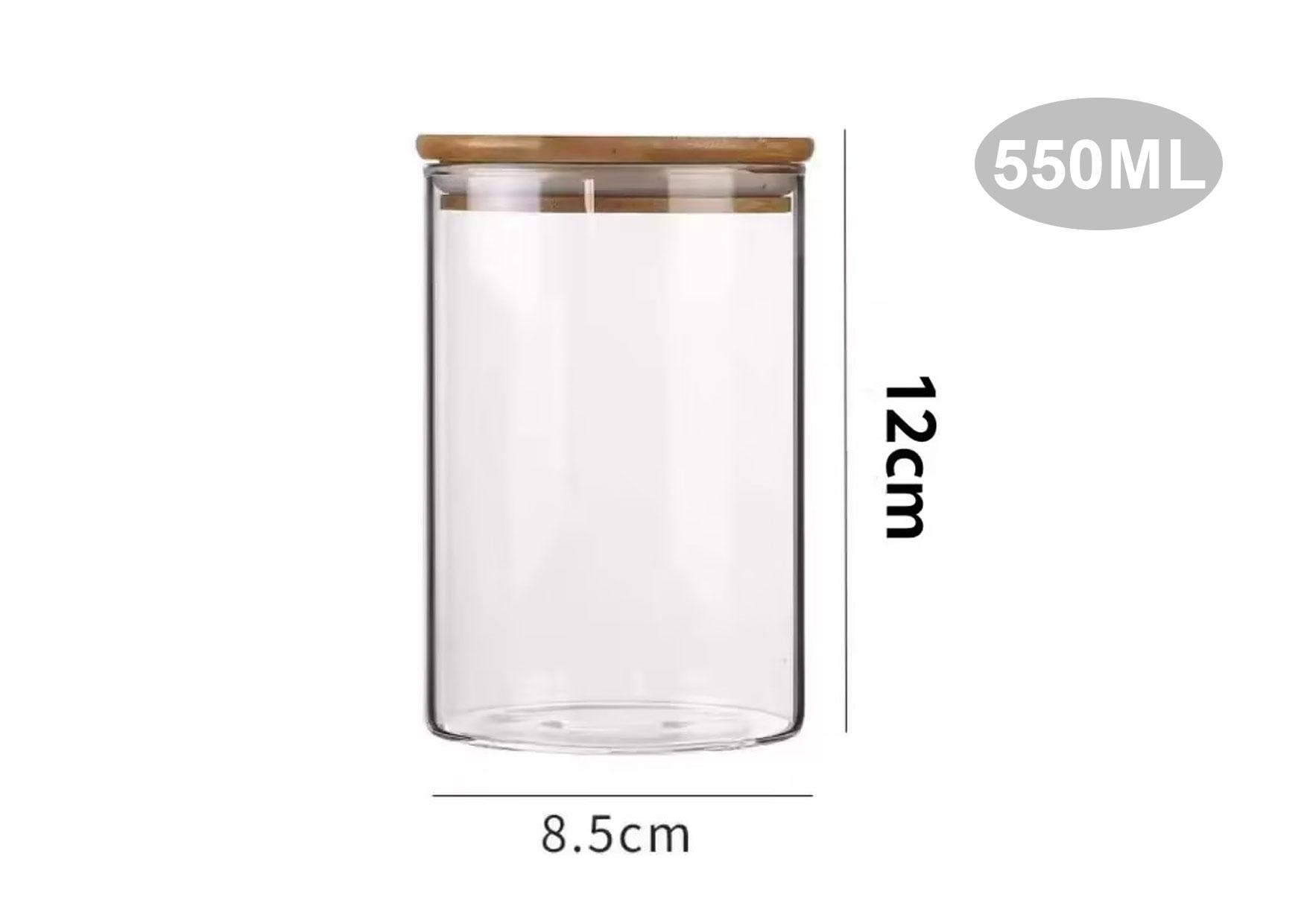 Frasco hermético, color transparente, ref. 871534