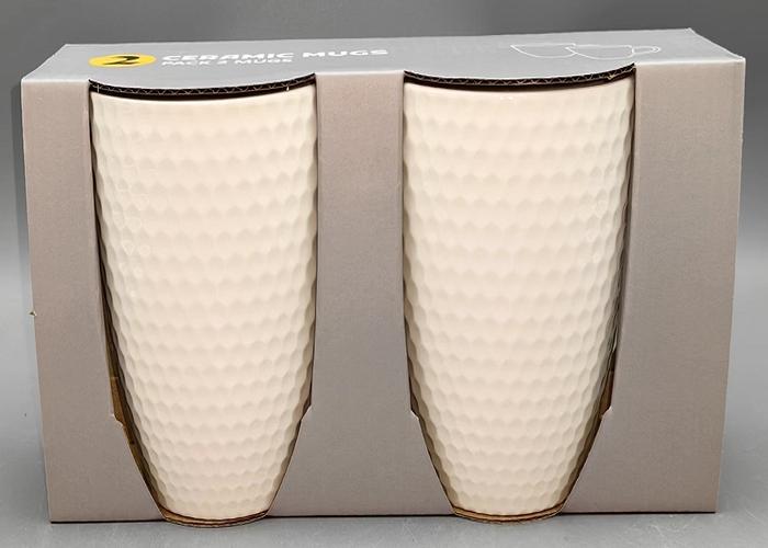 Taza de cerámica, 2 piezas, ref. 241276