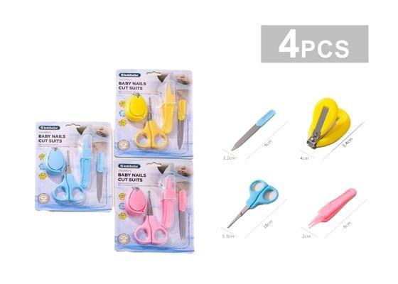 Cortauñas para bebé, 4 piezas