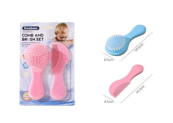 Juego de peine y cepillo para bebé, modelo 872910