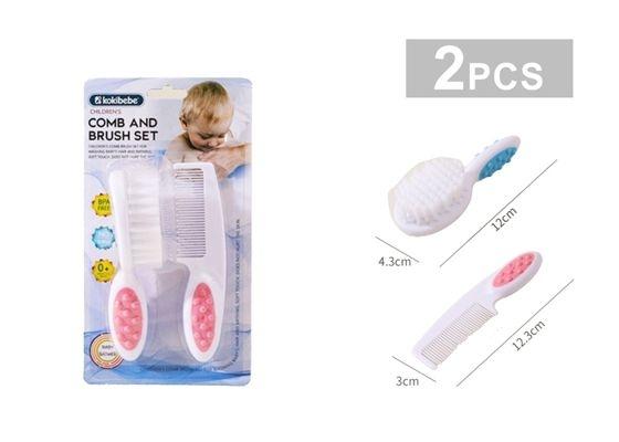 Juego de peine y cepillo para bebé, modelo 872913
