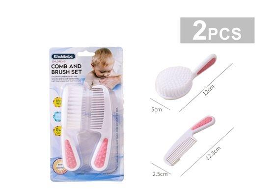 Juego de peine y cepillo para bebé, modelo 872914