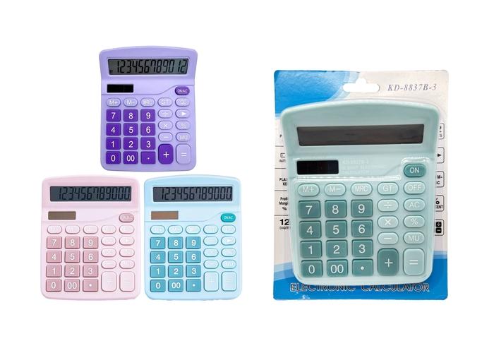 Calculadora, modelo KD8837B-3, 14,9 × 12 × 4,8