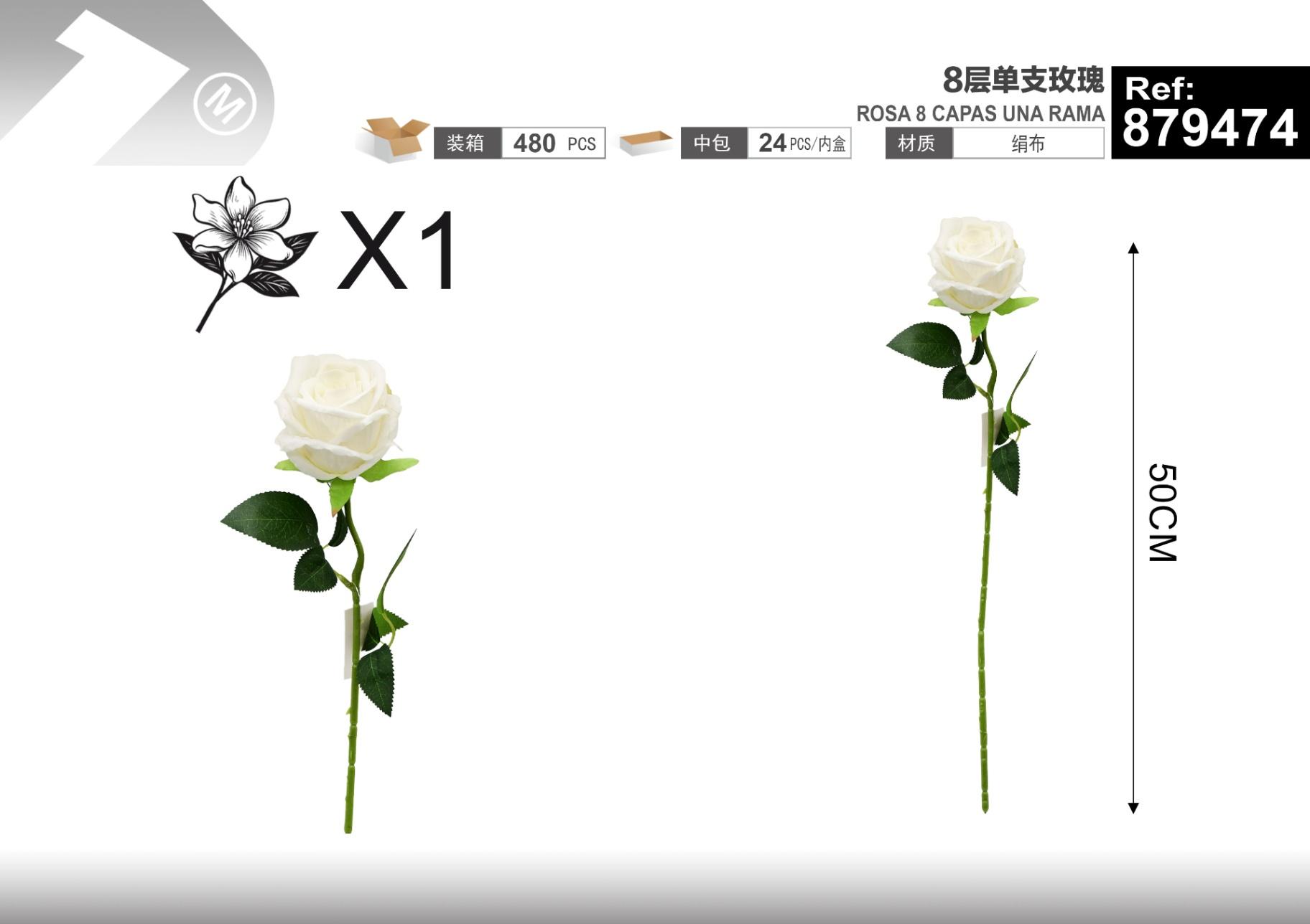 Flores y árboles decorativos, modelo 879474