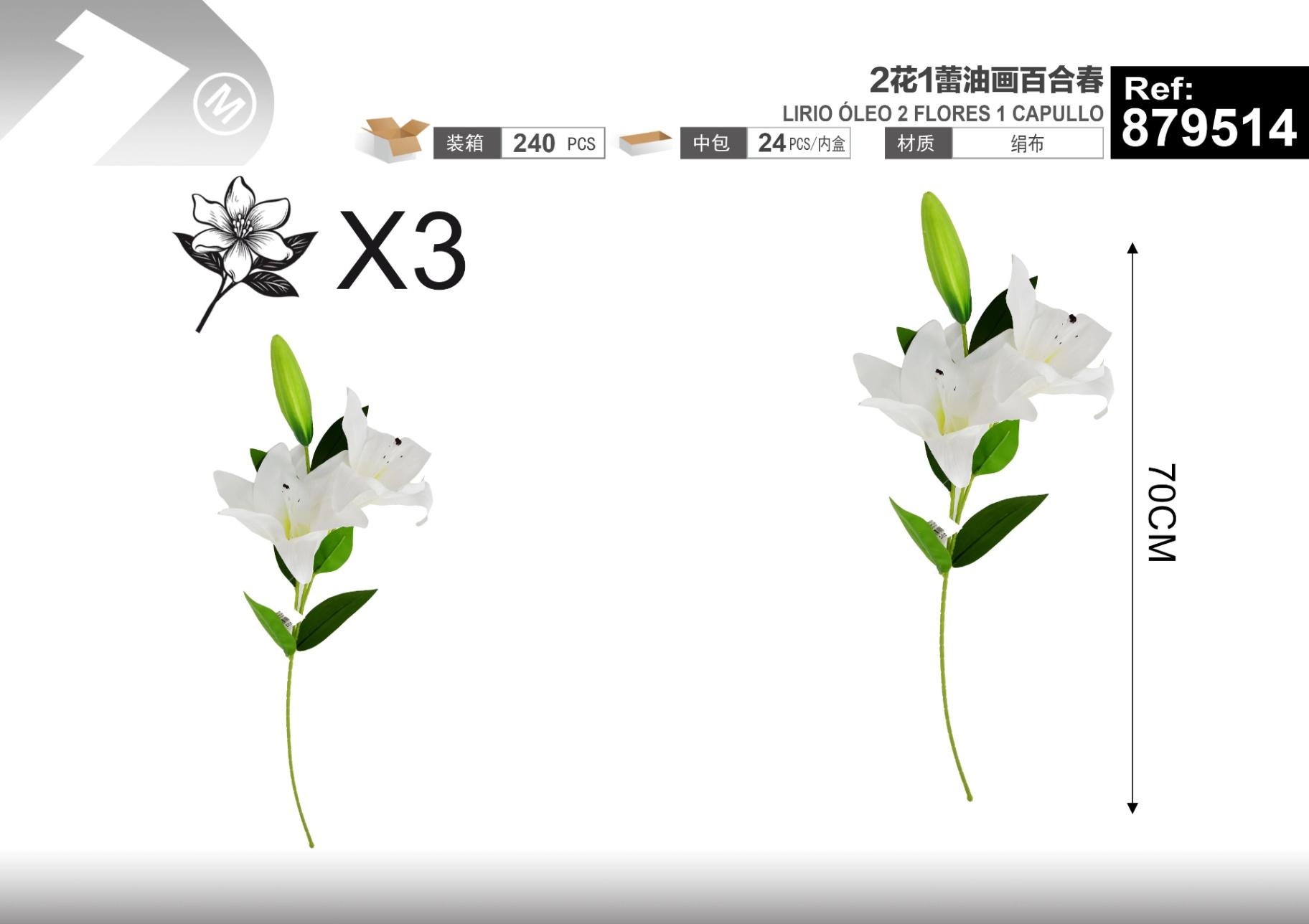 Flores y árboles decorativos, modelo 879514