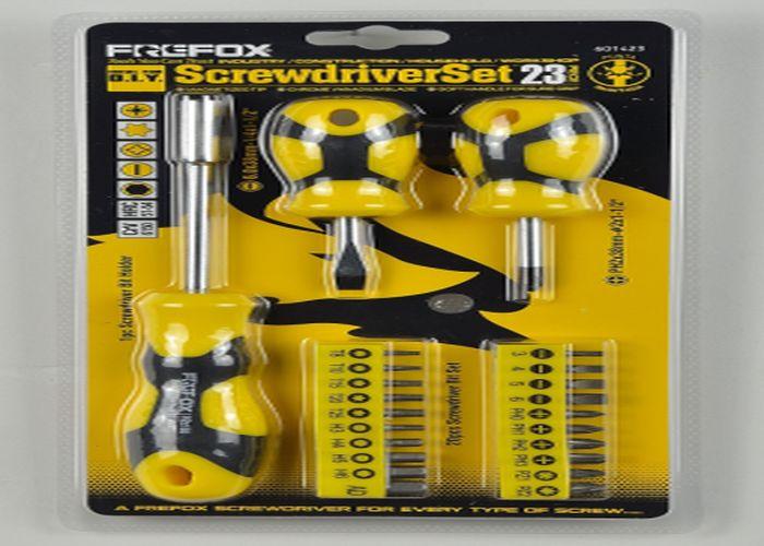 Serie de destornilladores, 23 piezas, ref. 601423