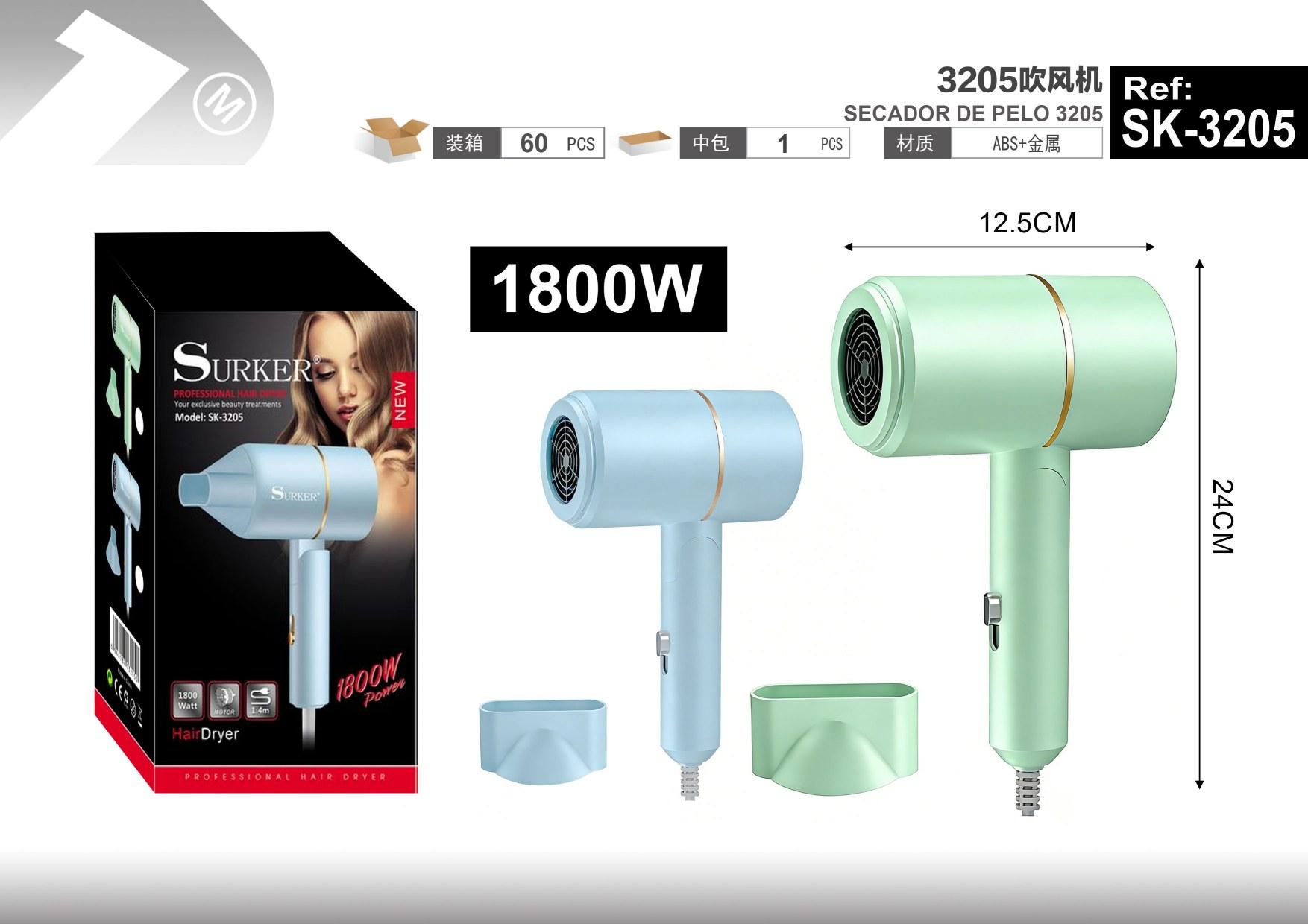 secador de pelo, modelo SK-3205