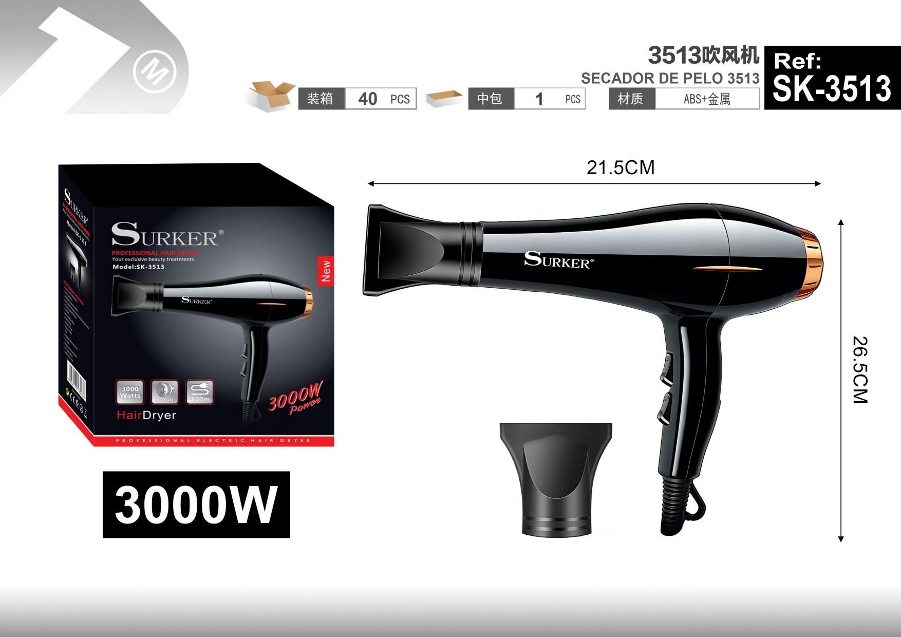 secador de pelo, modelo SK-3513