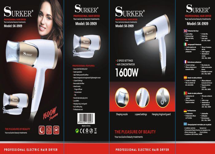 secador de pelo, modelo SK-3909