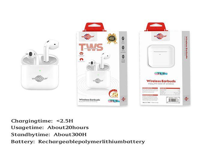 auriculares bluetooth, color azul, modelo TS-2