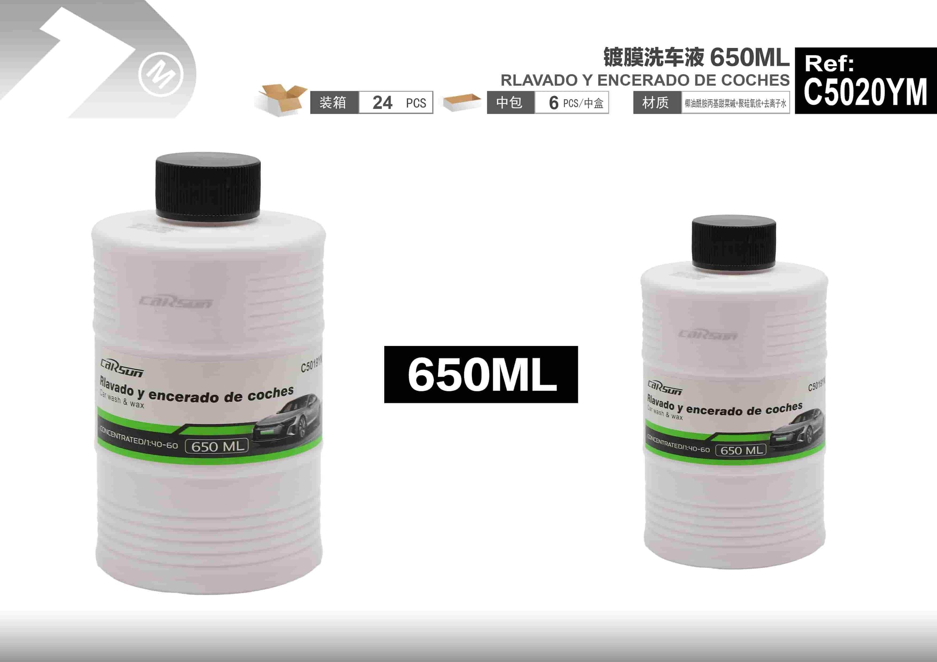 Lavado y cuidado del auto, modelo C5020, 650 ml