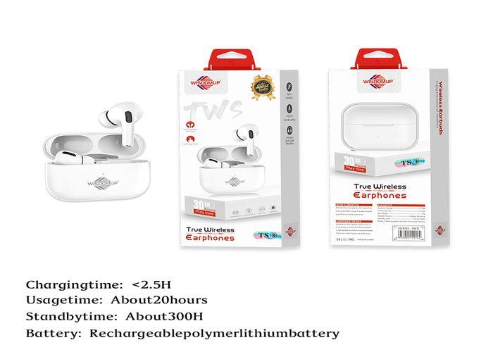 auriculares bluetooth, color azul, modelo TS-3