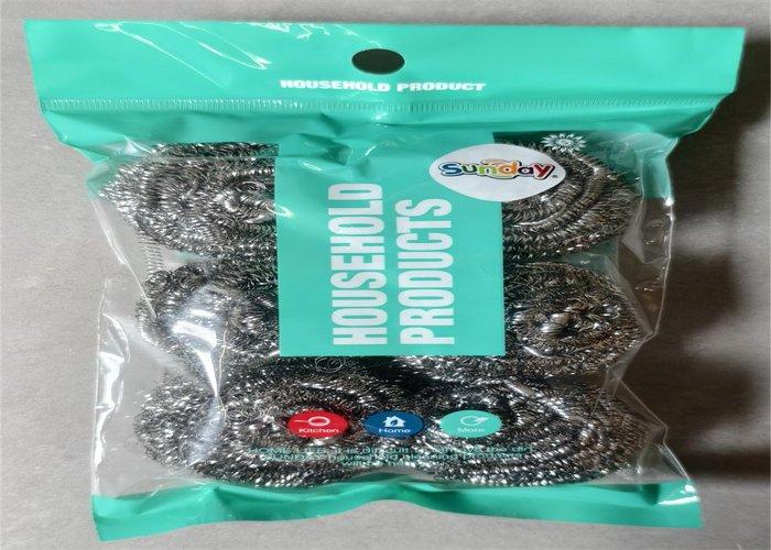 Estropajo de lana de acero, 12 g, 6 piezas