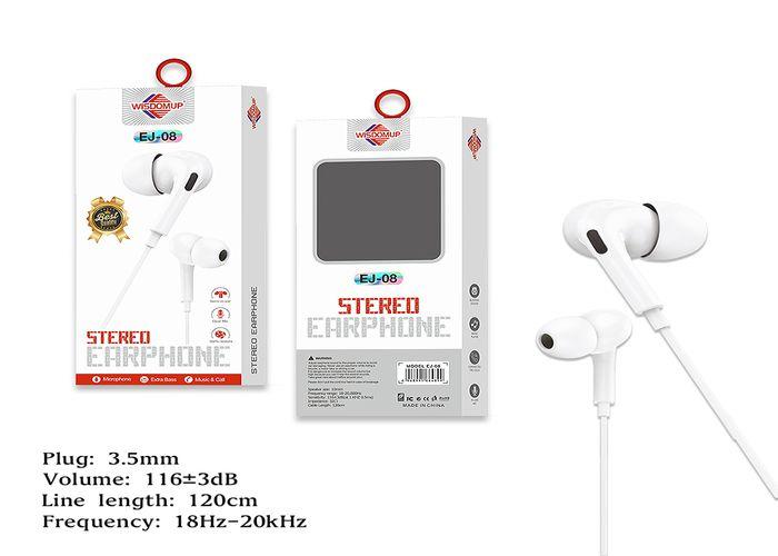 cable de auriculares, 3,5 mm, modelo EJ-08A