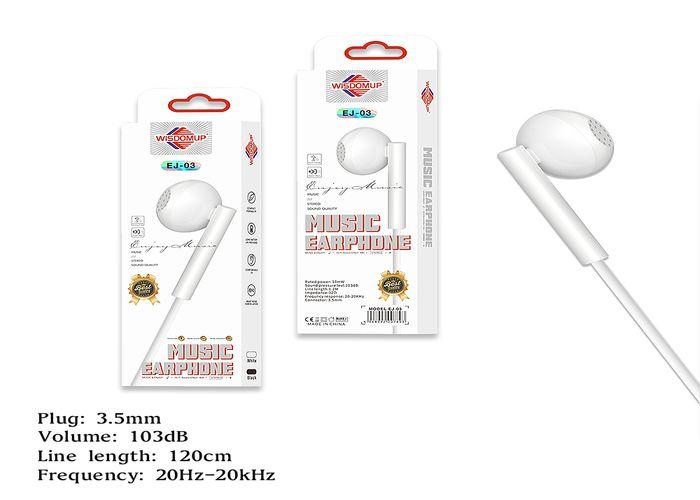 cable de auriculares, 3,5 mm, modelo EJ-03A