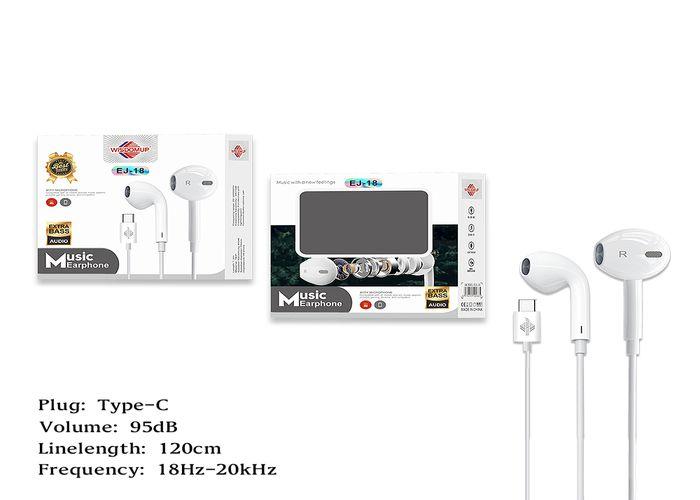 cable de auriculares, modelo EJ-18A