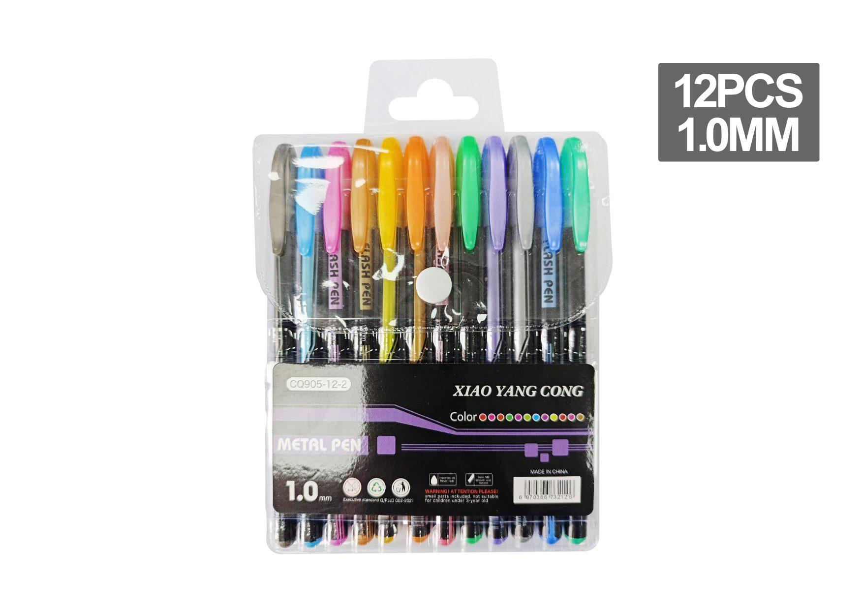resaltador, 12 piezas, color negro, modelo CQ905-12-2