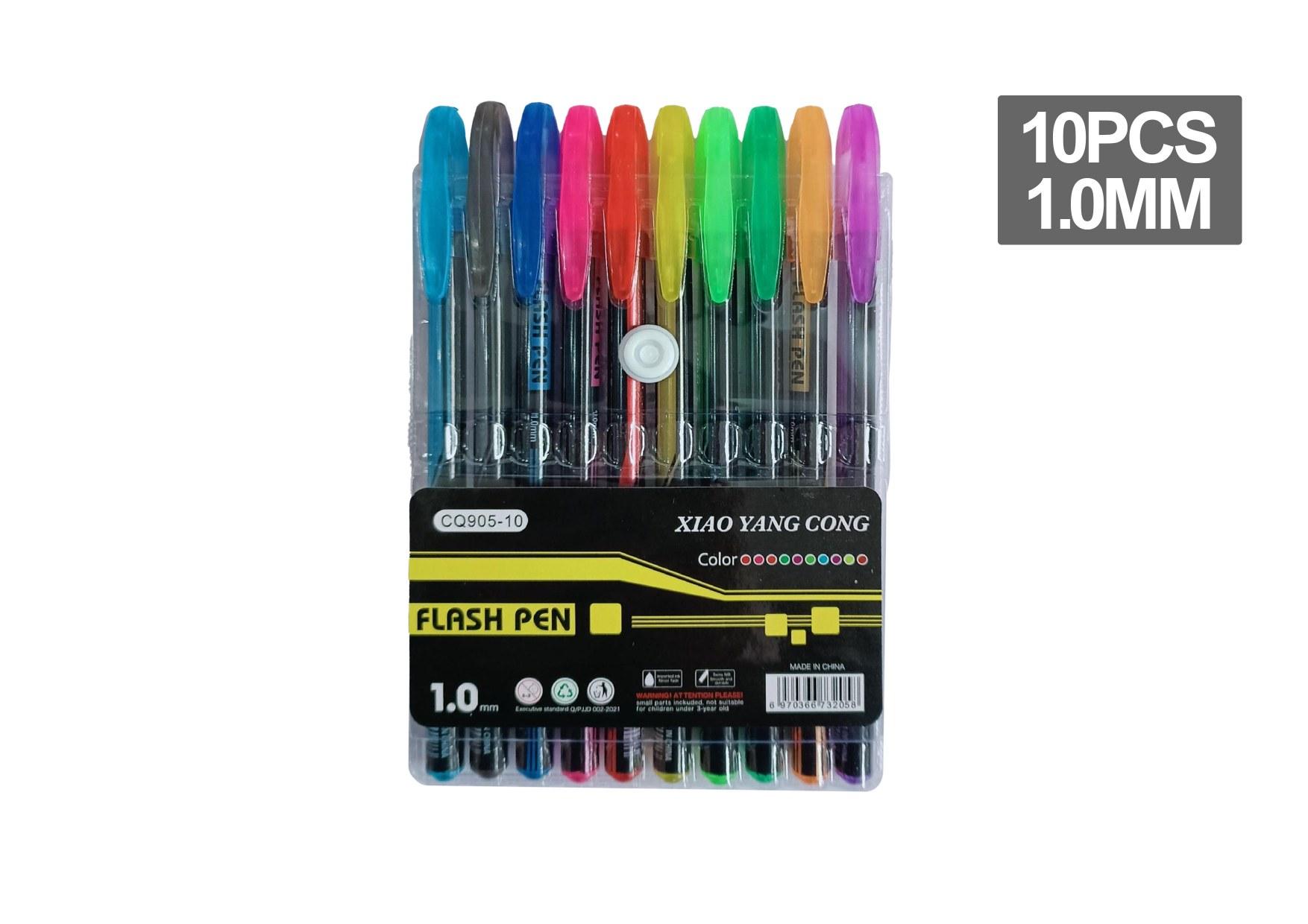 resaltador, 10 piezas, color negro