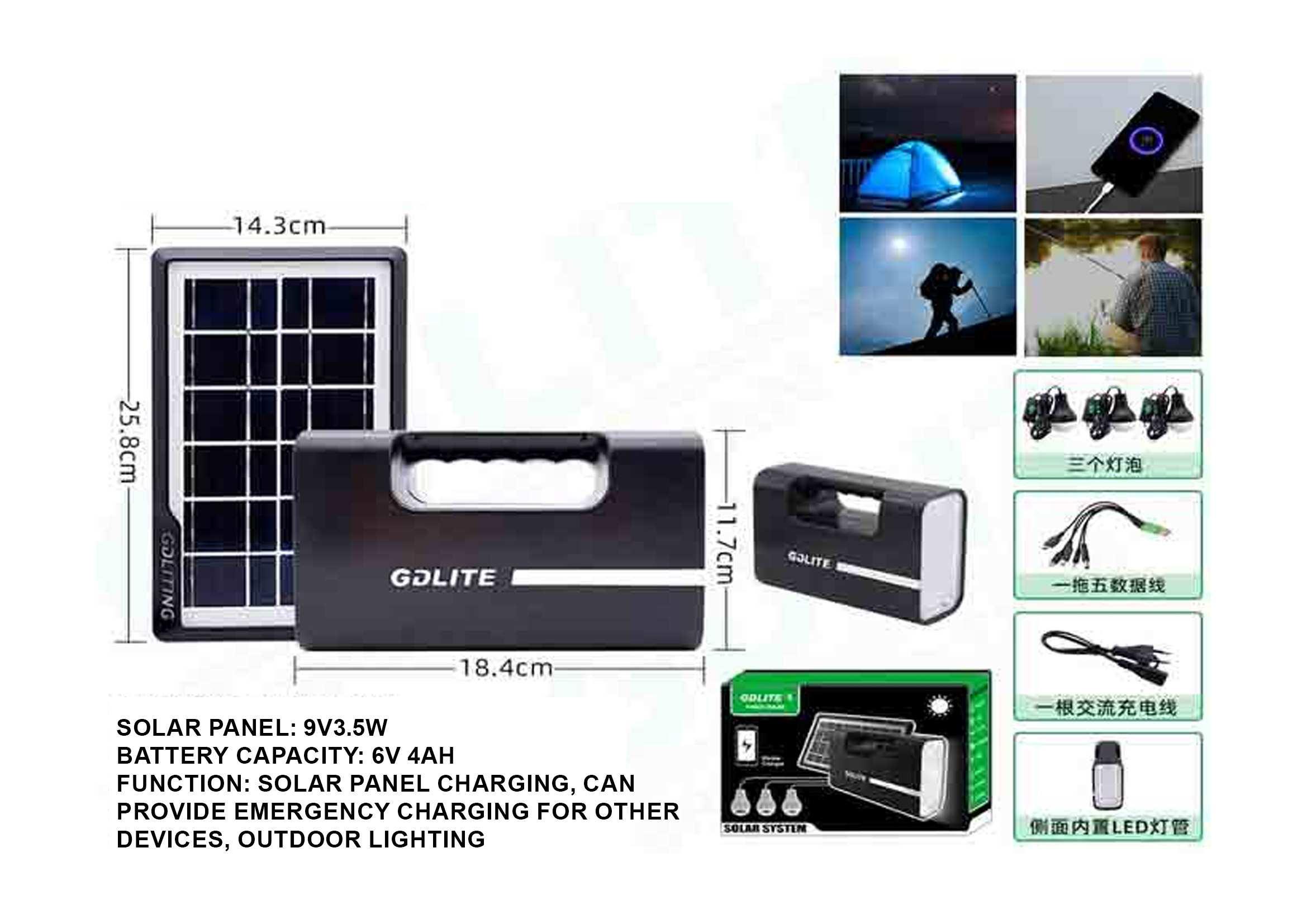 luces solares, modelo GD-1