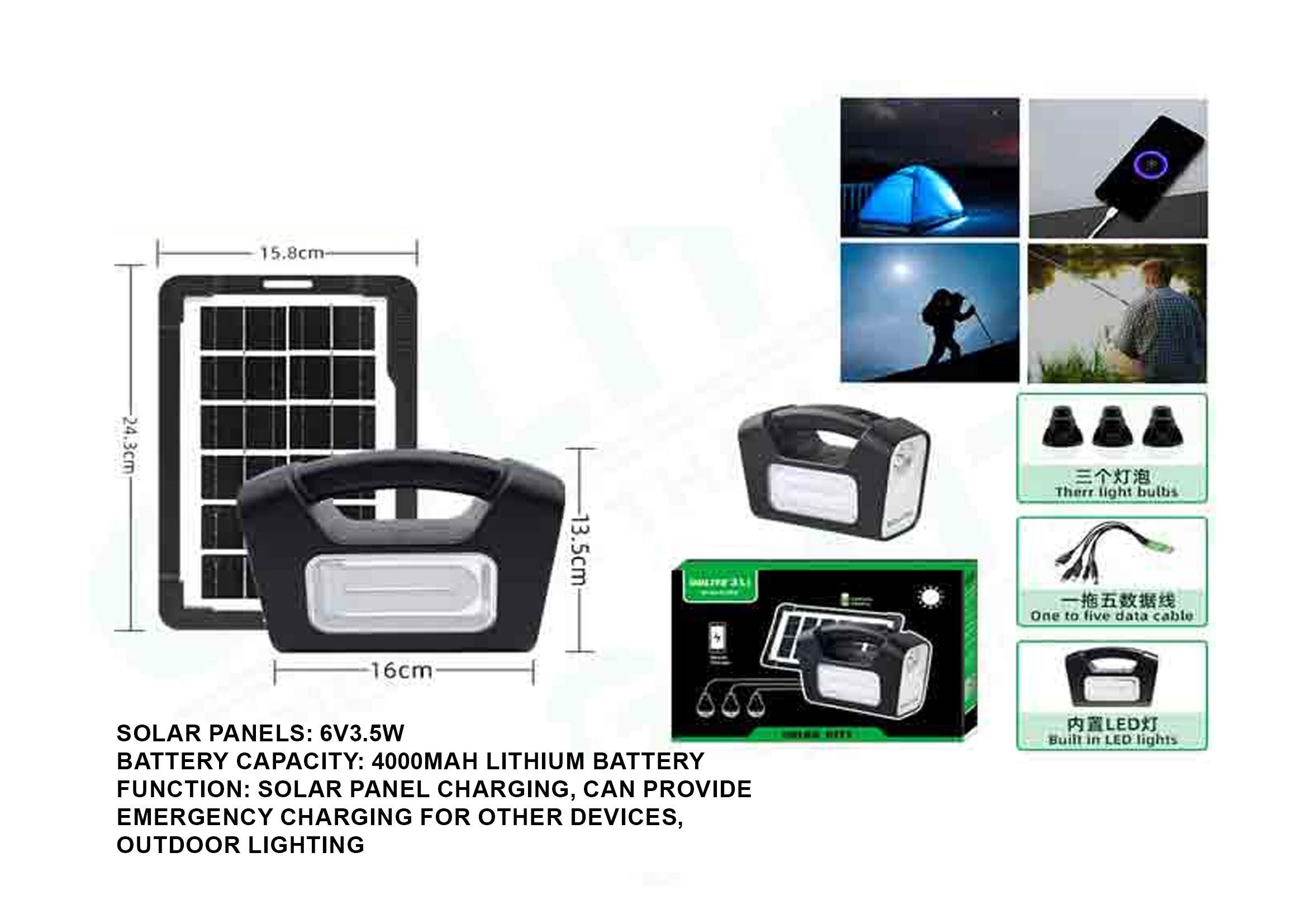 luces solares, modelo GD-3LI