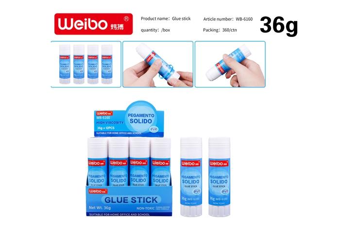 Pegamento sólido, 36 g, modelo WB-6160