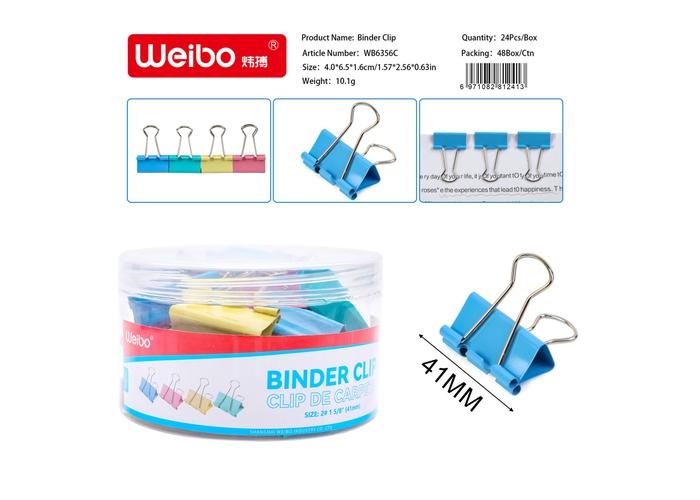 Clip de carpeta, 41 mm, modelo WB6356C
