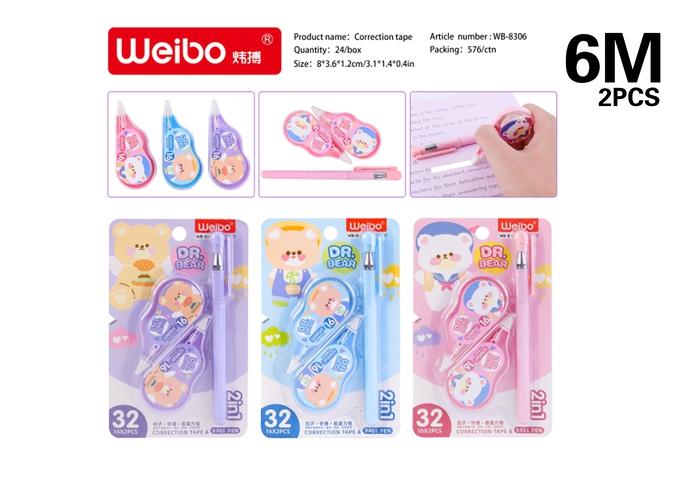 cinta correctora, modelo WB-8305A