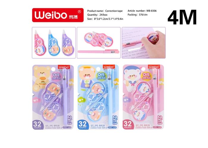 cinta correctora, modelo WB-8306