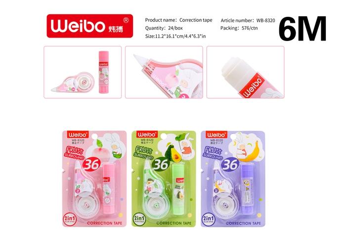 cinta correctora, modelo WB-8320
