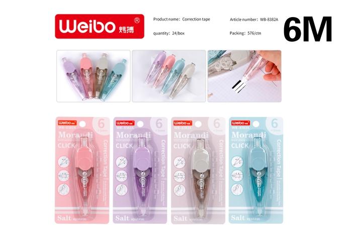 cinta correctora, modelo WB-8382A