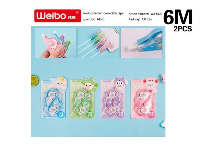 cinta correctora, modelo WB-8520