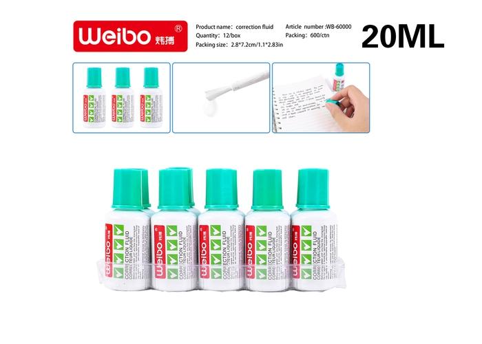 líquido corrector, modelo WB-60000