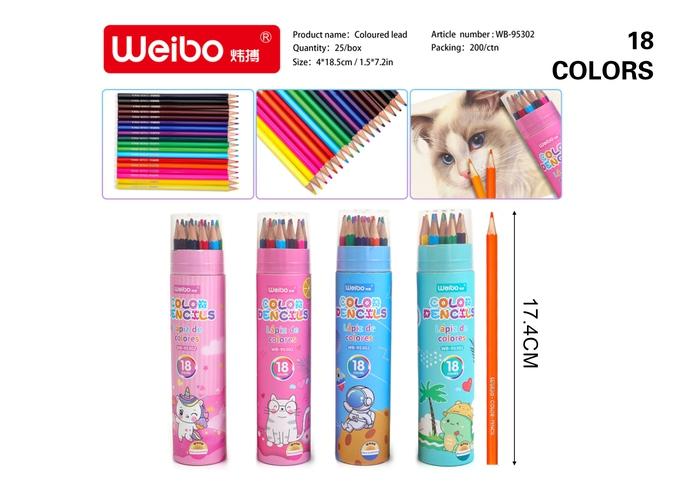 Lápices de colores, modelo WB-95302