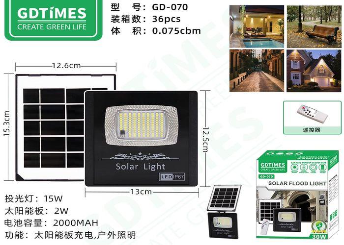 luces solares, modelo GD-070