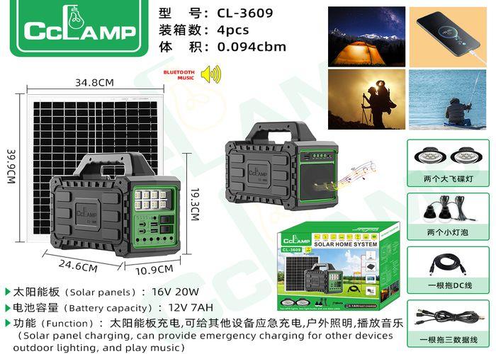 luces solares, modelo CL3609