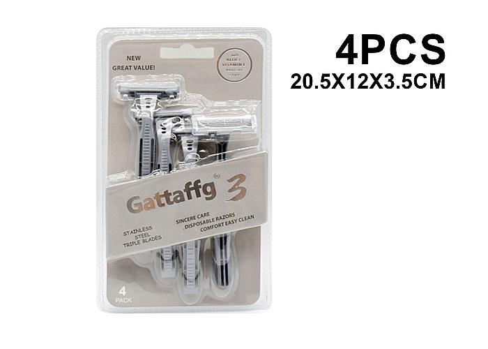 Afeitadora, 4 piezas, color gris, modelo G-183-4