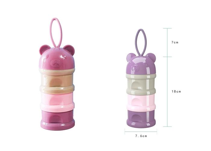 Cubiertos para bebé, color rosado, modelo JR-8001
