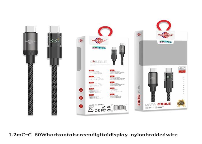 cable de datos, 60 W, modelo SJX-47CC