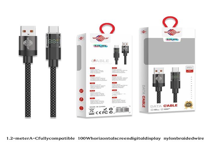 cable de datos, 100 W, modelo SJX-47T