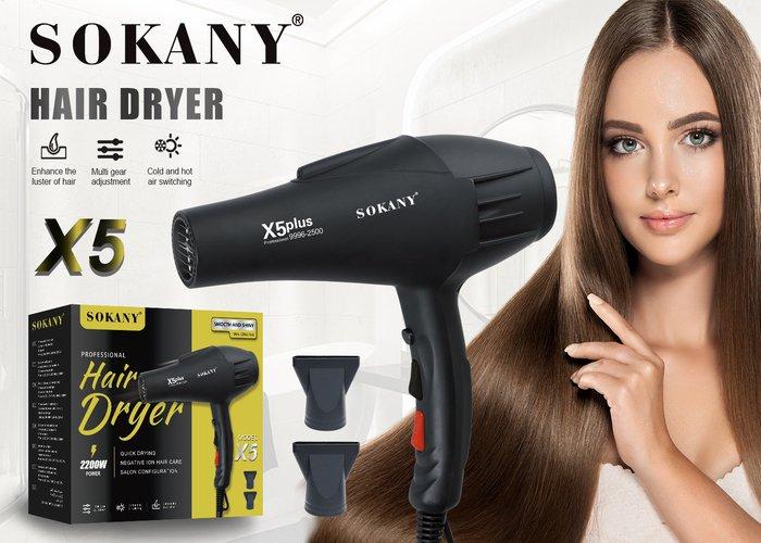secador de pelo, modelo X5-SOKANY
