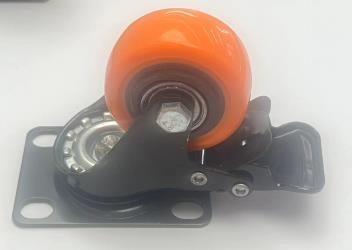 Rueda mecanizada de precisión, color naranja, ref. SZQ00110