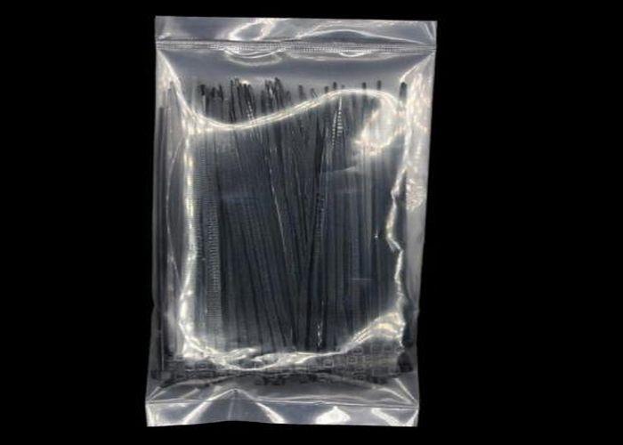 Bridas para cables, 4 × 200, color negro